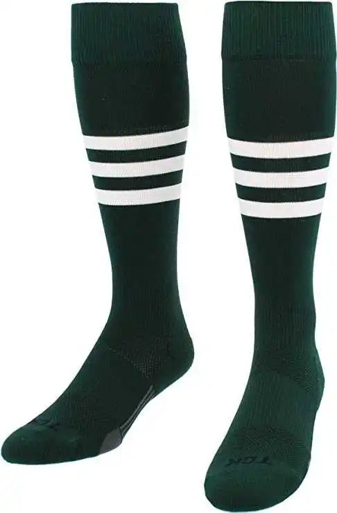 Tck Dugout Knee High Socks - Forest White