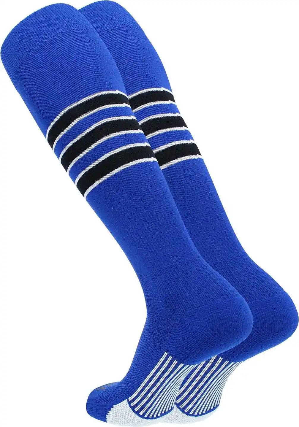 Tck Dugout Knee High Socks Royal White Black