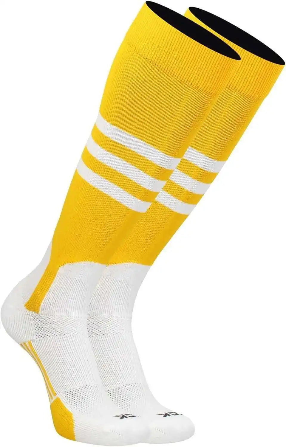 Tck Dugout Knee High Stirrup Socks - Gold White
