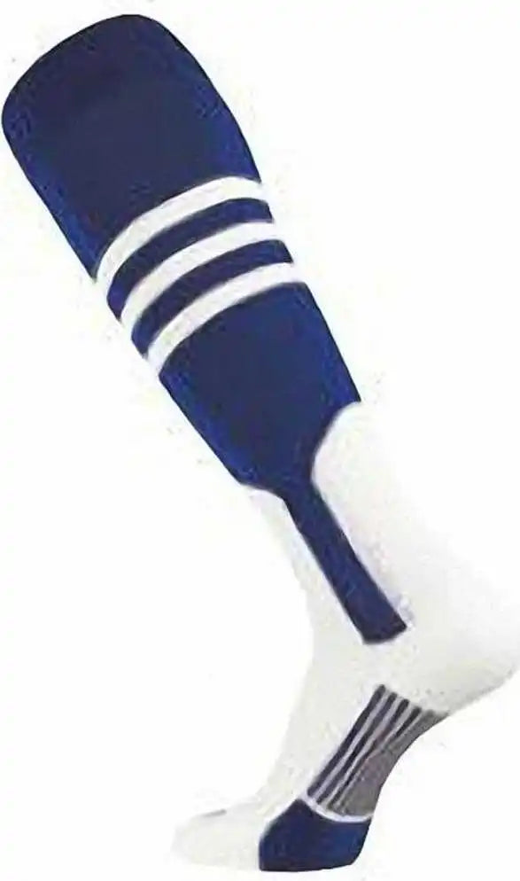 Tck Dugout Knee High Stirrup Socks - Royal White