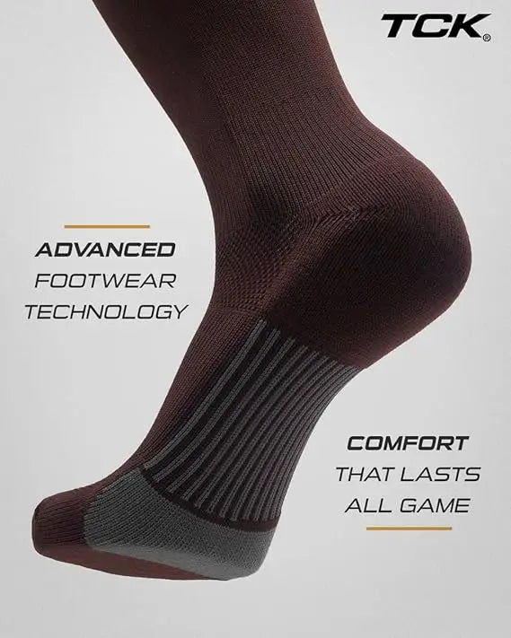 Tck Dugout Solid Color Knee High Sports Socks - Cardinal
