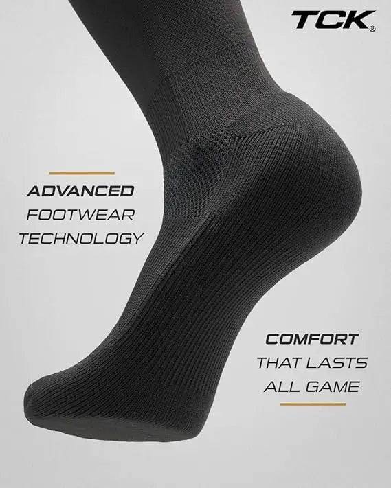Tck Dugout Solid Color Knee High Sports Socks - Graphite