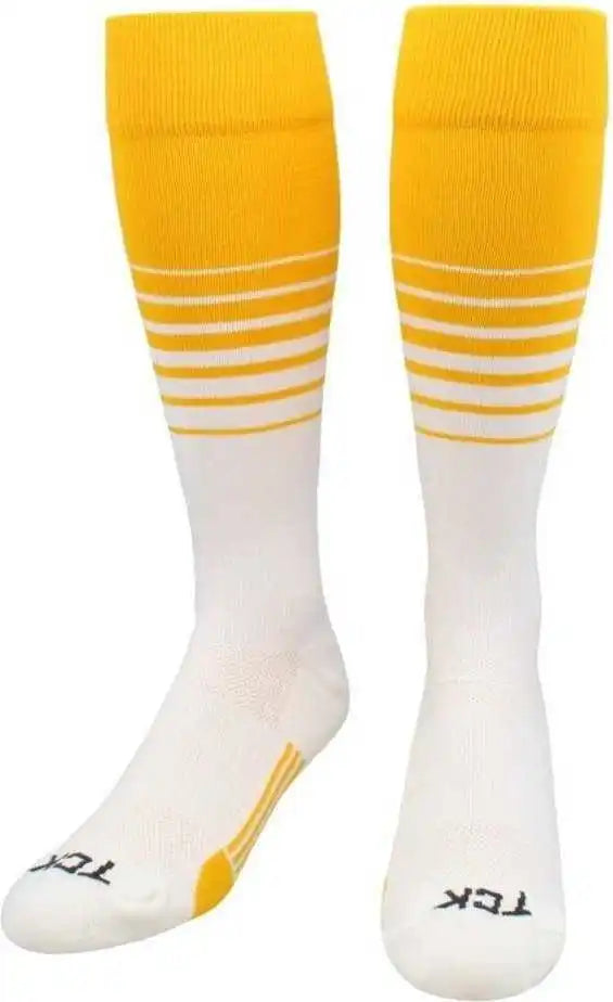 Tck Elite Breaker Knee High Socks - Gold White