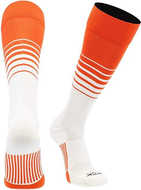 Tck Elite Breaker Knee High Socks - Orange White