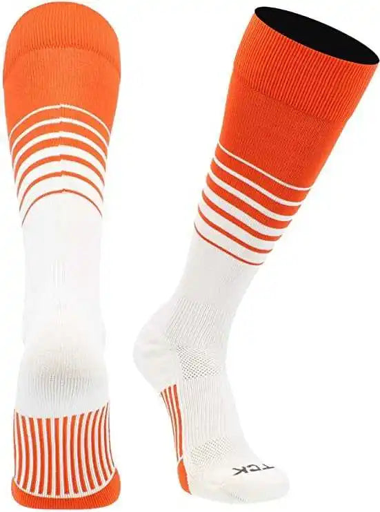 Tck Elite Breaker Knee High Socks Orange White