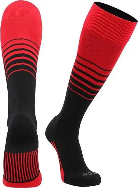 Tck Elite Breaker Knee High Socks -scarlet Black