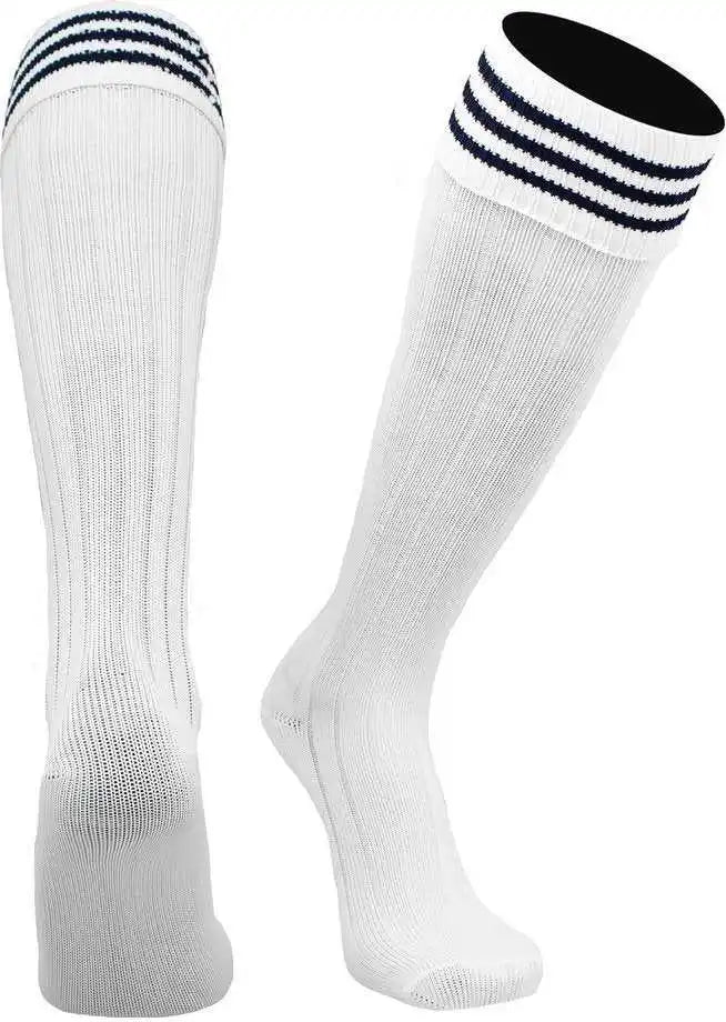 Tck Euro 3-stripe Soccer Socks - White Navy