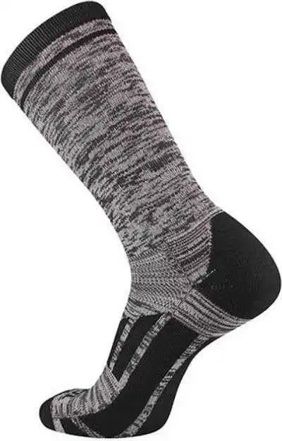 Tck Heather Crew Socks - Black White