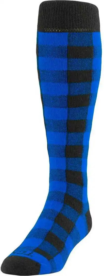 Tck Krazisox Lumberjill Knee High Socks - Royal Black