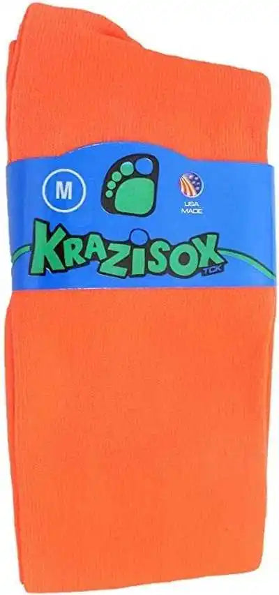 Tck Krazisox Neon Knee High Socks - Orange