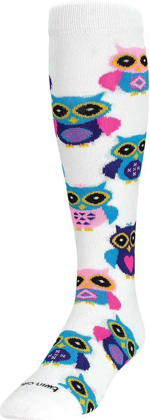 Tck Krazisox Owls Knee High Socks - Multi-colored