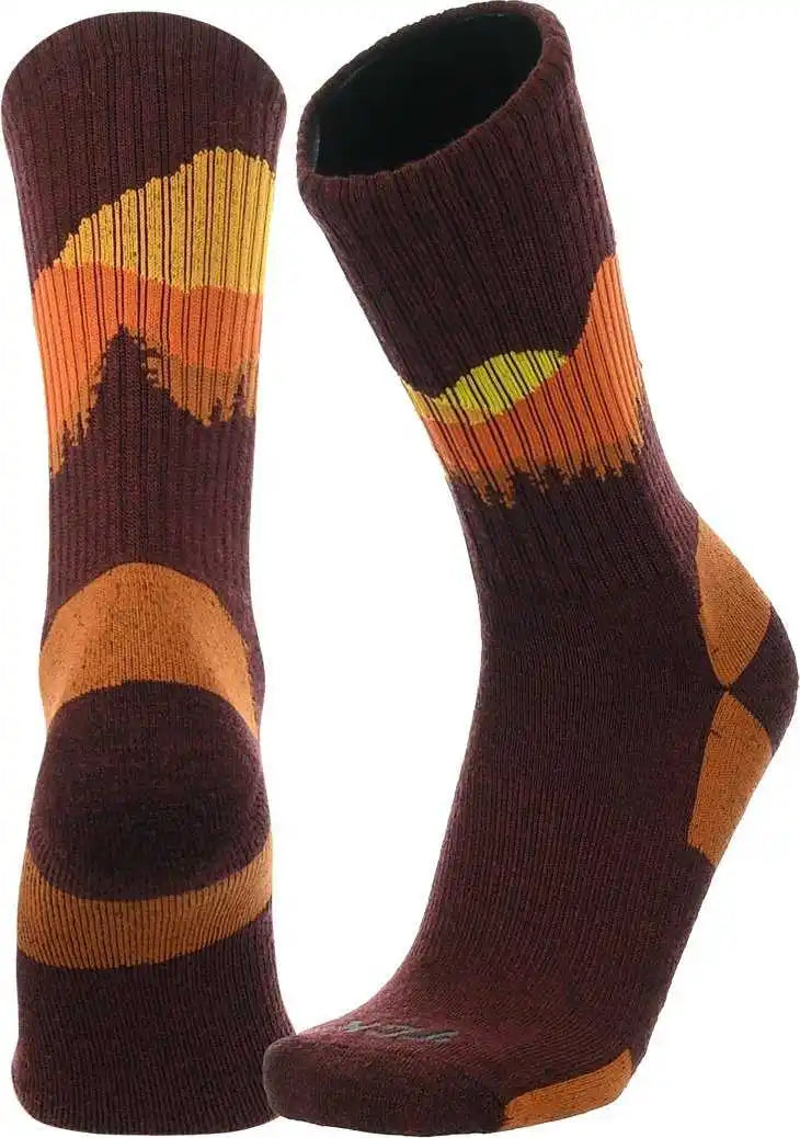 Tck Merino Wool Crew Socks - Sunrise