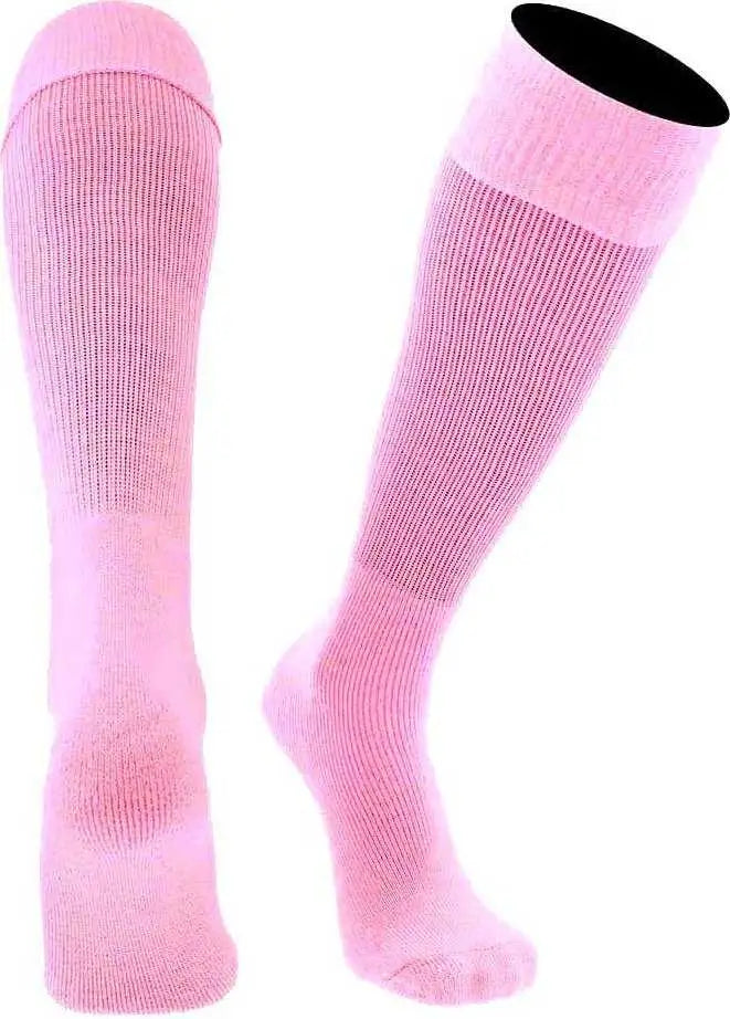 Tck Multisport Acrylic Knee High Tube Socks - Baby Pink