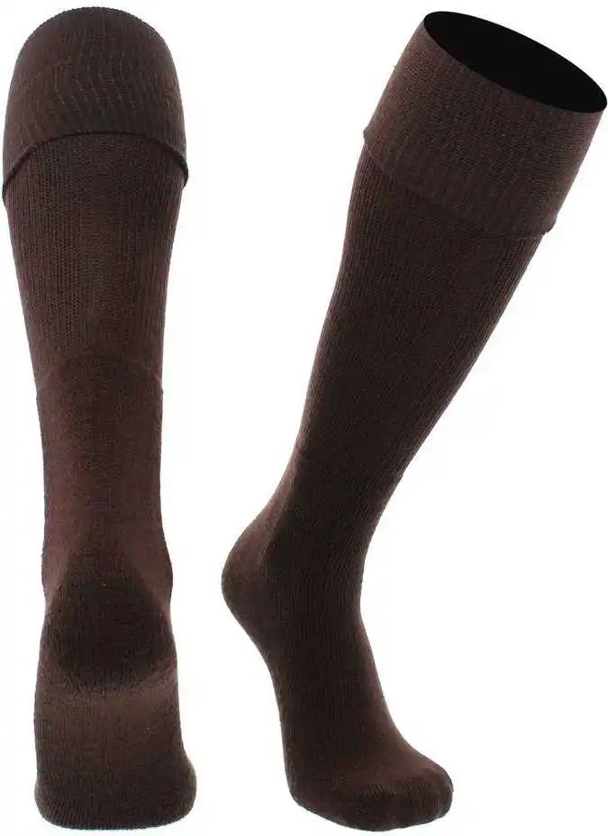 Tck Multisport Acrylic Knee High Tube Socks - Brown