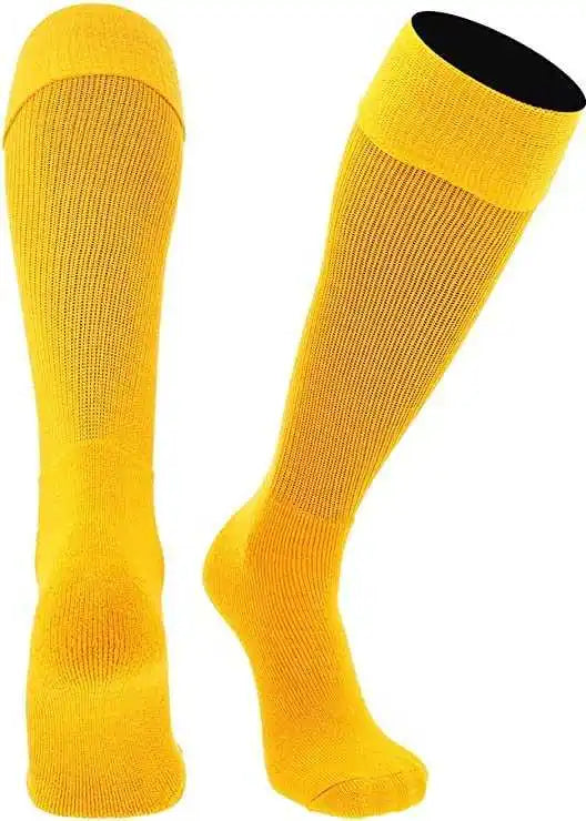 Tck Multisport Acrylic Knee High Tube Socks - Gold