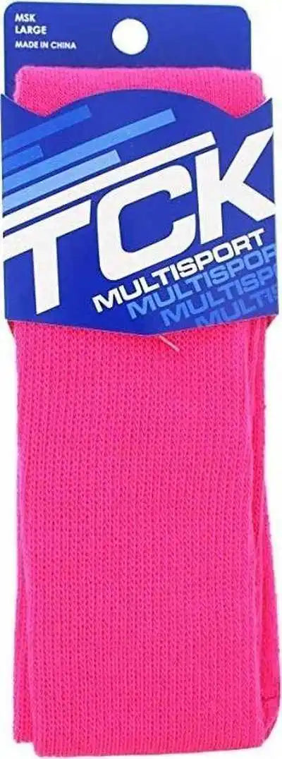 Tck Multisport Acrylic Knee High Tube Socks Hot Pink