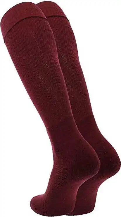 Tck Multisport Acrylic Knee High Tube Socks Maroon