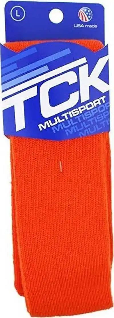 Tck Multisport Acrylic Knee High Tube Socks Orange