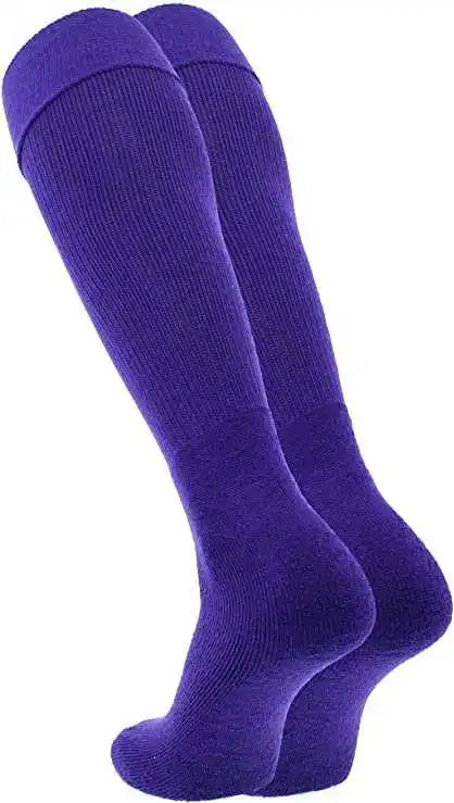 Tck Multisport Acrylic Knee High Tube Socks - Purple