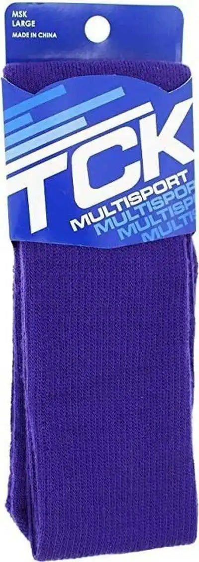 Tck Multisport Acrylic Knee High Tube Socks - Purple
