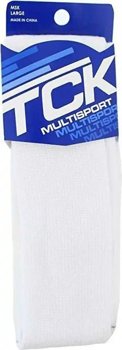 Tck Multisport Acrylic Knee High Tube Socks - White