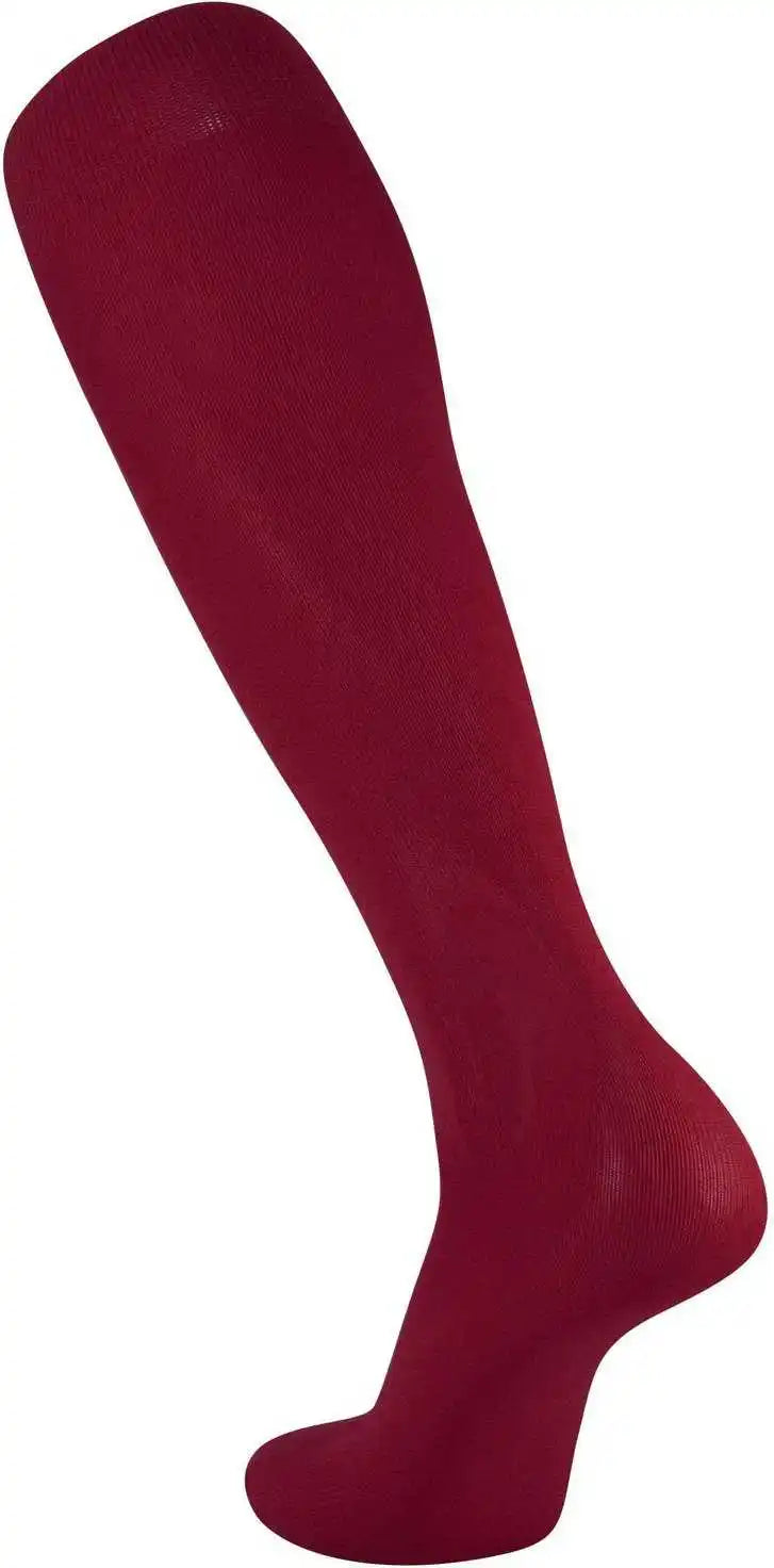 Tck Nylon Sanitary Knee High Socks - Cardinal