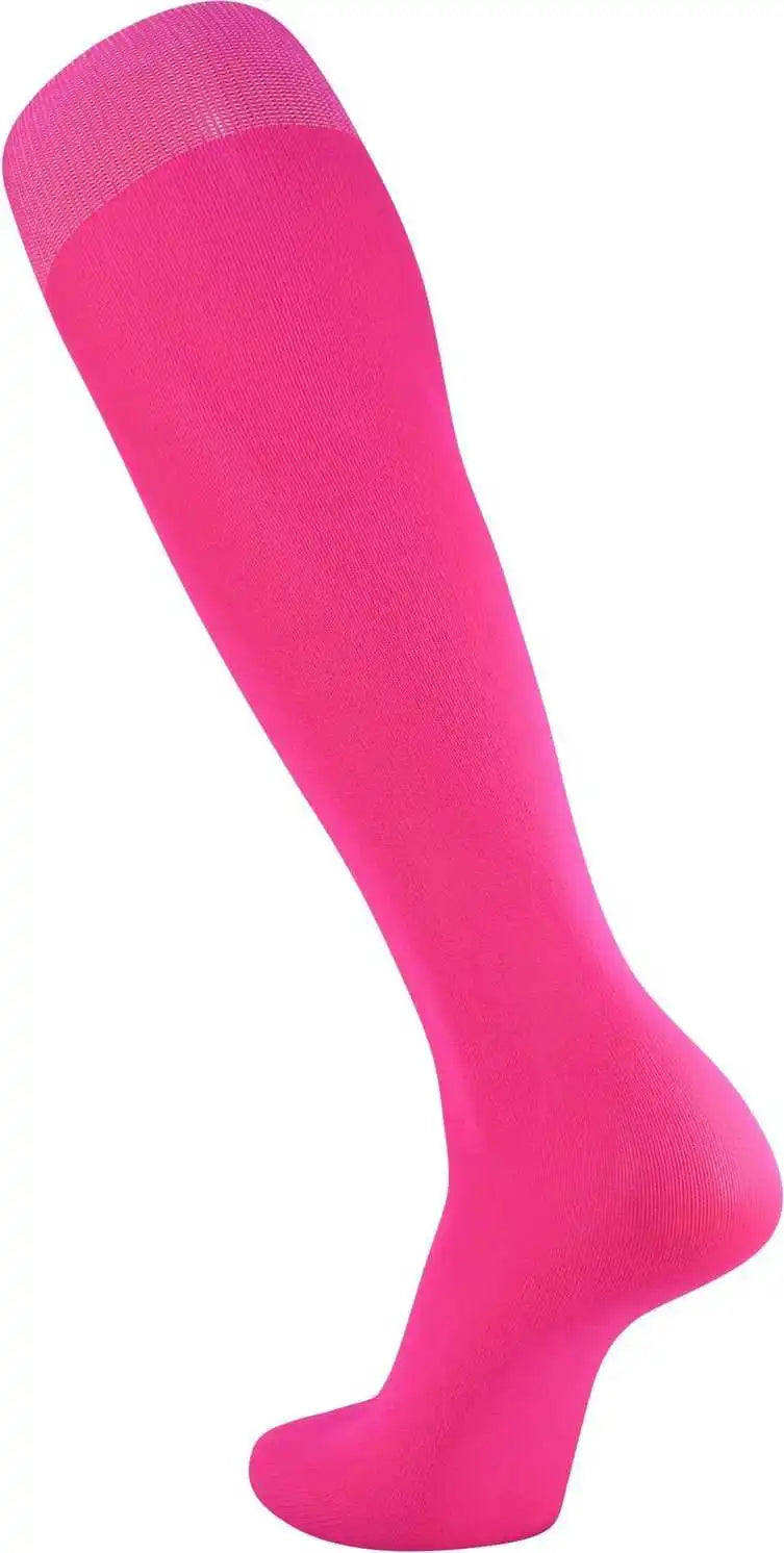 Tck Nylon Sanitary Knee High Socks - Hot Pink