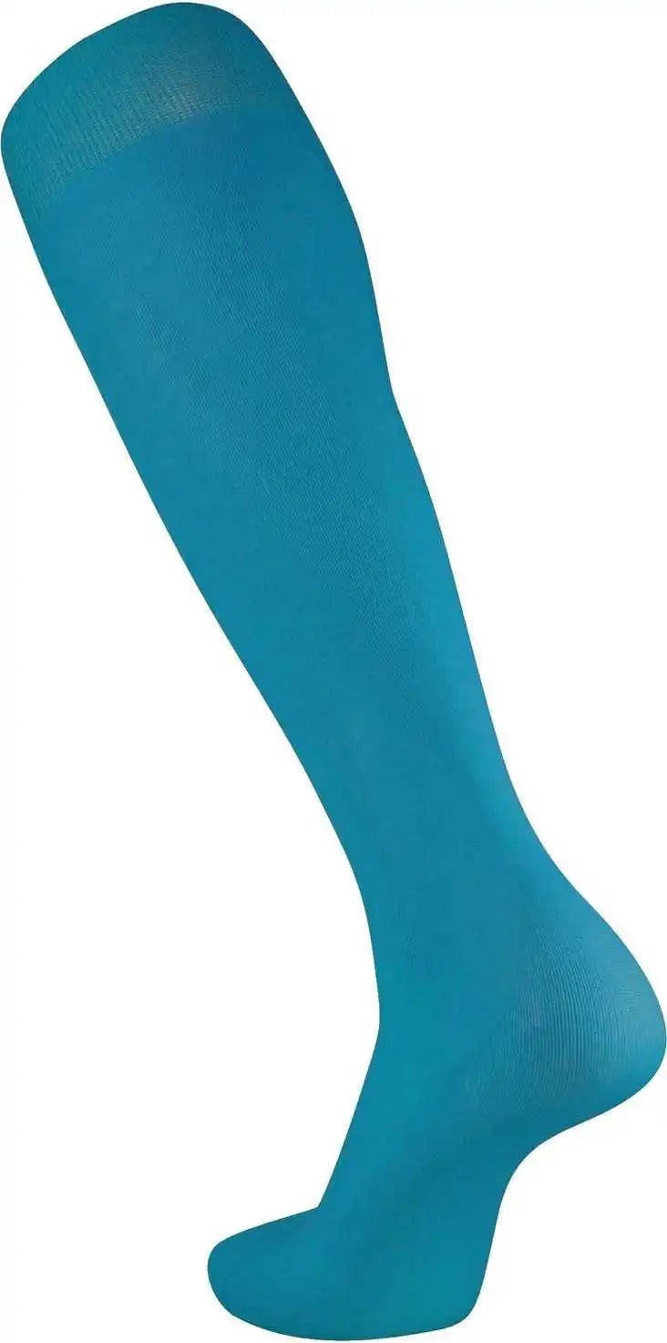 Tck Nylon Sanitary Knee High Tube Sock - Turquoise