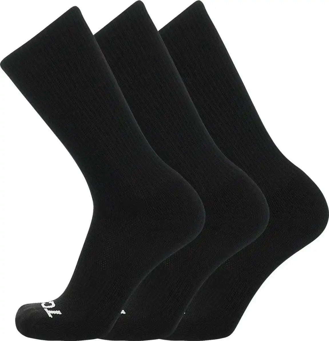 Tck Postgame Soft Crew Socks (3 Pack) - Black