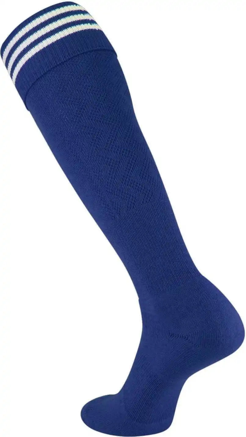 Tck Premier 3-stripe Soccer Socks - Navy White