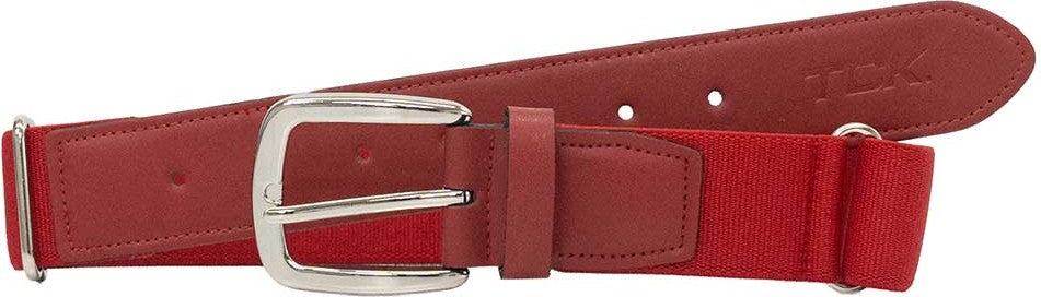 Tck Pro Baseball Softball Belts - Scarlet