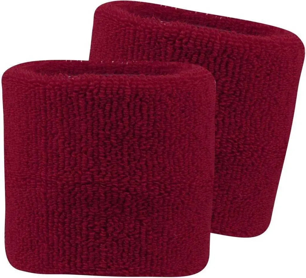 Tck Pro Wristbands 3.5’’ - Cardinal - one Size Fits Most