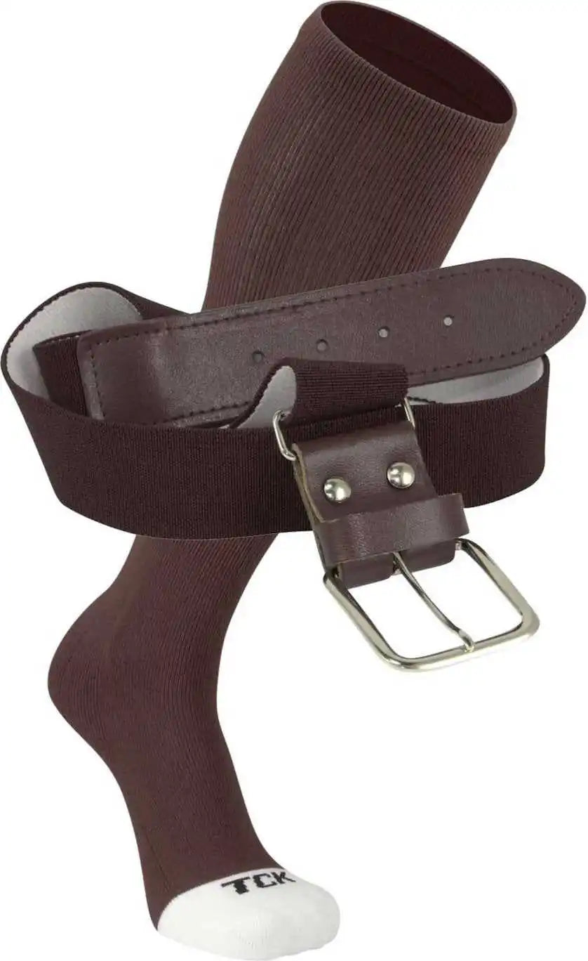 Tck Prosport Belt Knee High Sock Combo - Brown