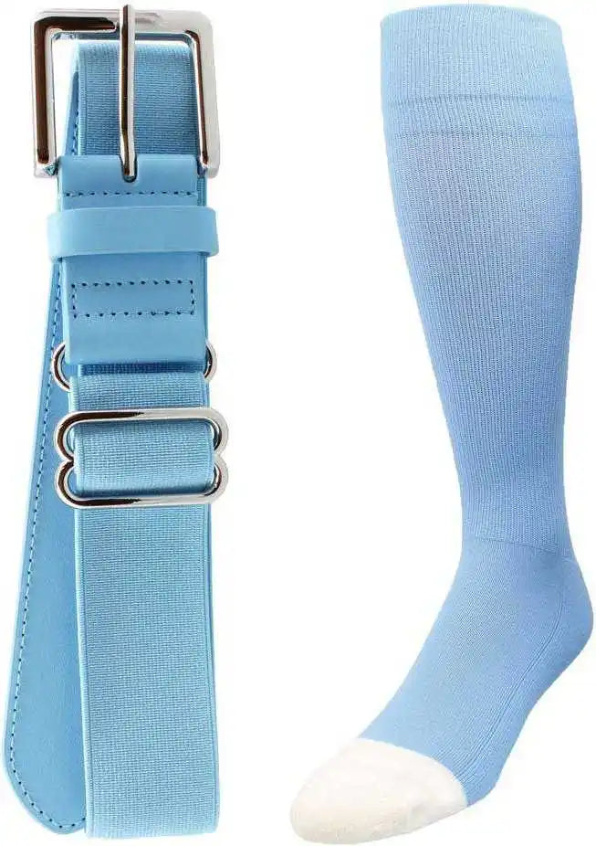 Tck Prosport Belt Knee High Sock Combo - Columbia Blue