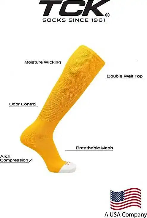 Tck Prosport Belt Knee High Sock Combo - Gold