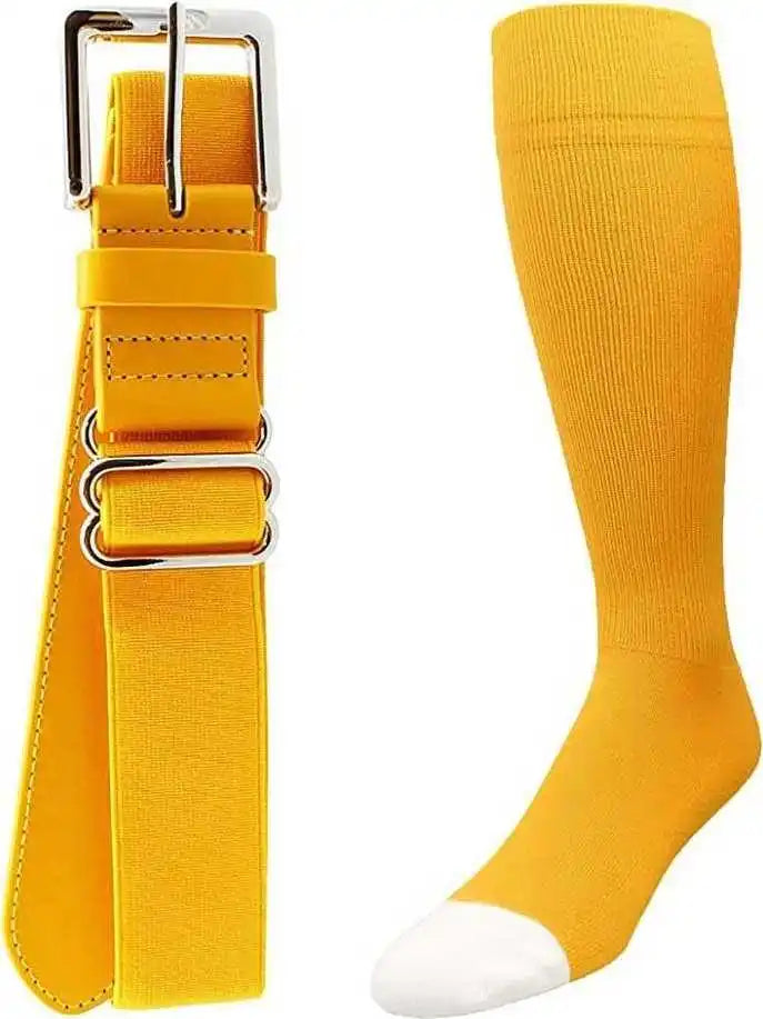 Tck Prosport Belt Knee High Sock Combo - Gold