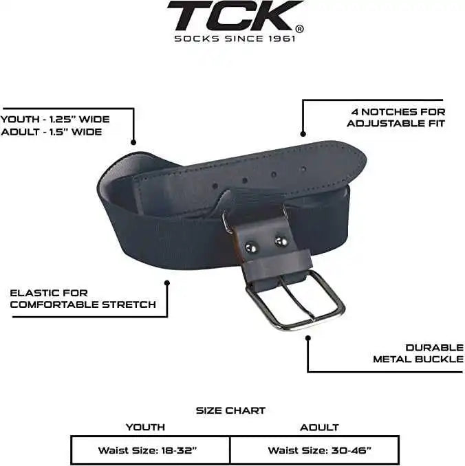 Tck Prosport Belt Knee High Sock Combo - Graphite