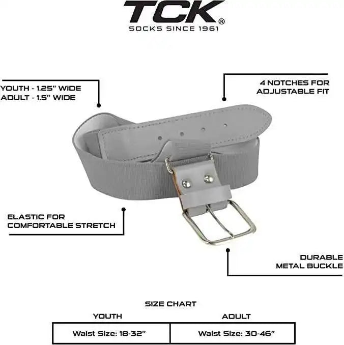 Tck Prosport Belt Knee High Sock Combo - Gray