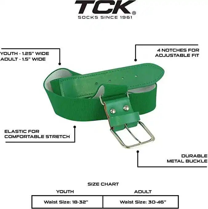 Tck Prosport Belt Knee High Sock Combo - Kelly