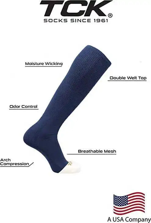 Tck Prosport Belt Knee High Sock Combo Navy