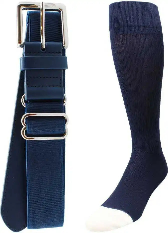 Tck Prosport Belt Knee High Sock Combo Navy