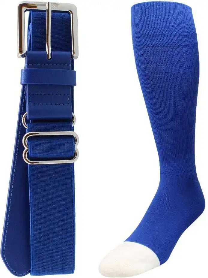 Tck Prosport Belt Knee High Sock Combo - Royal
