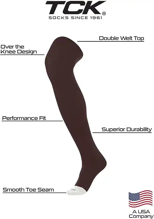 Tck Prosport Belt Over the Knee Sock Combo - Brown