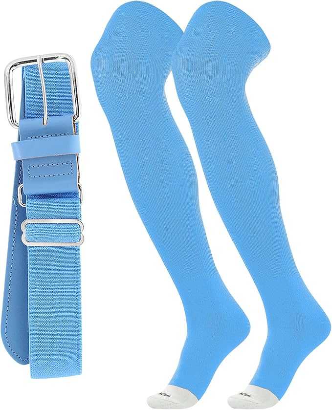 Tck Prosport Belt Over the Knee Sock Combo - Columbia Blue