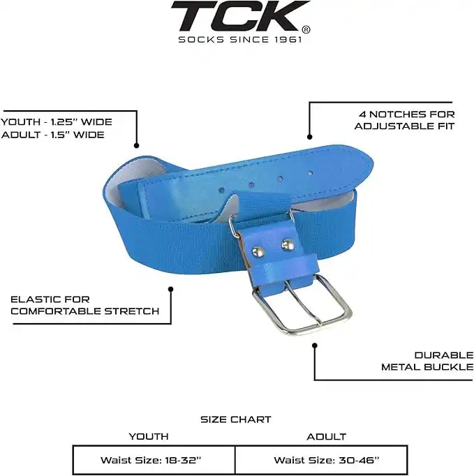 Tck Prosport Belt Over the Knee Sock Combo - Columbia Blue