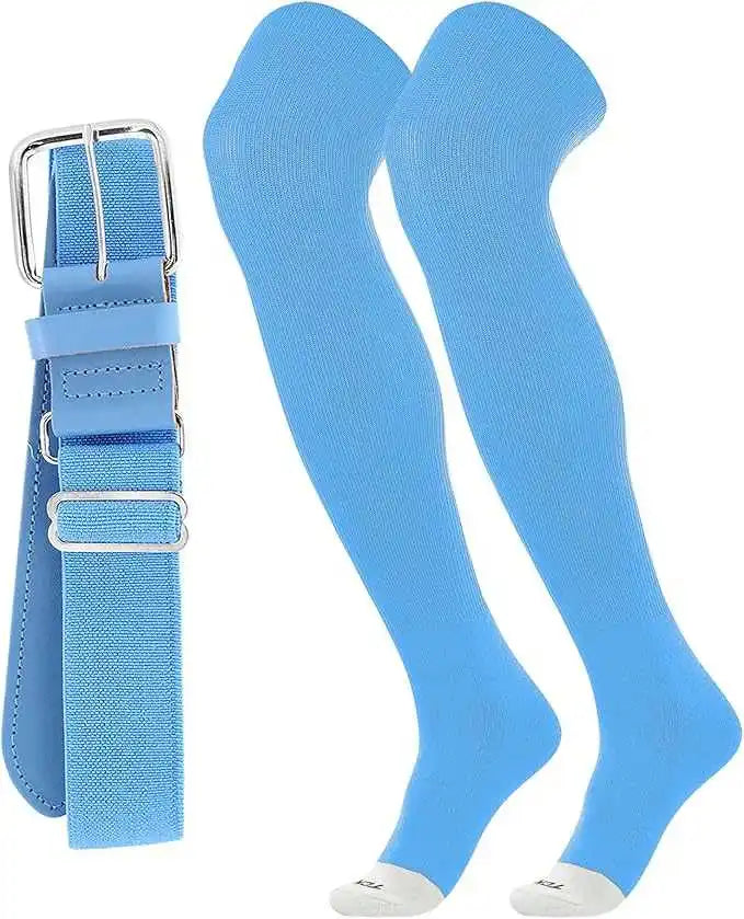 Tck Prosport Belt Over the Knee Sock Combo - Columbia Blue