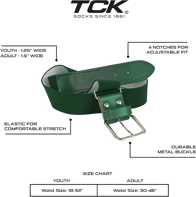 Tck Prosport Belt Over the Knee Sock Combo - Dark Green