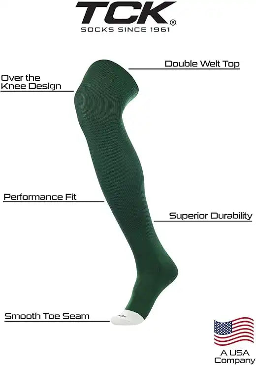 Tck Prosport Belt Over the Knee Sock Combo - Dark Green