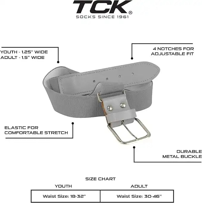 Tck Prosport Belt Over the Knee Sock Combo - Gray