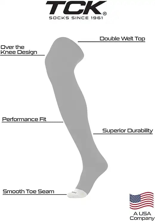 Tck Prosport Belt Over the Knee Sock Combo - Gray